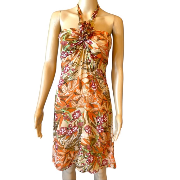 🎁 Kay Unger Gorgeous & Fun Halter Dress Size 2 - Picture 1 of 5